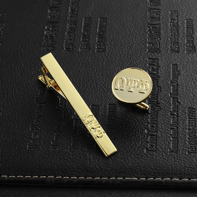 Your Own Design Personalized Cufflink Metal Zinc Alloy Embossed 2d 3D Logo Gold Tie Clip and Custom Cufflinks for Suit Men