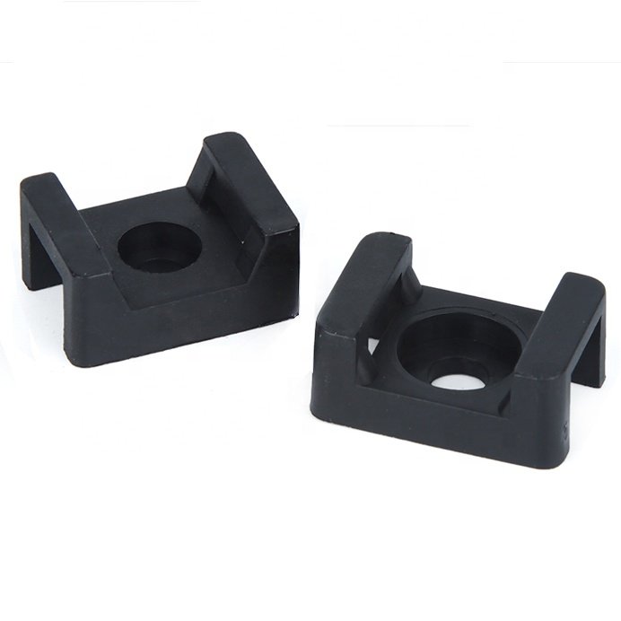 HC-1Cable tie holder 3.5mm 4.1mm screw hole tie mounts plastic nylon cable tie holder