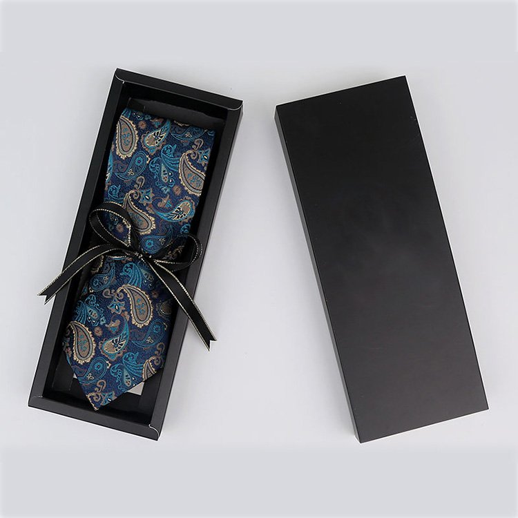 Handmade Wholesale Custom Embroidery Mens silk tie Set Jacquard Necktie Silk ties