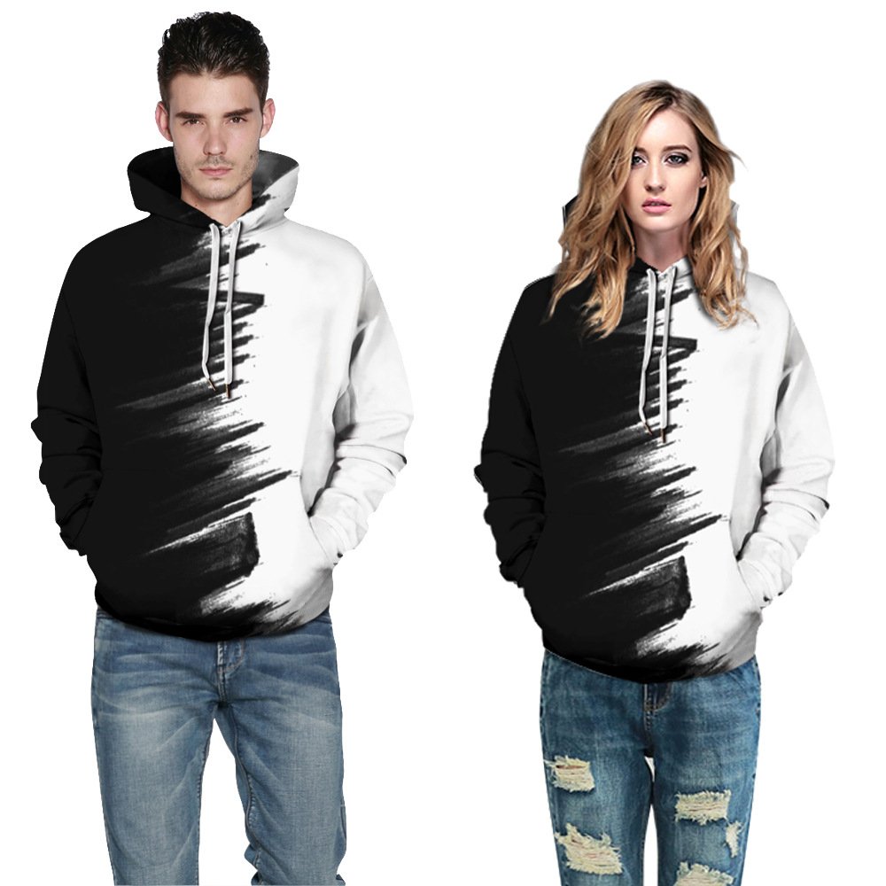 2022 Newest Anti-Shrink Thicke Tie Dye Hoodie Oversized Anime Graphic Hoodie 3D Print Hoodies For Men