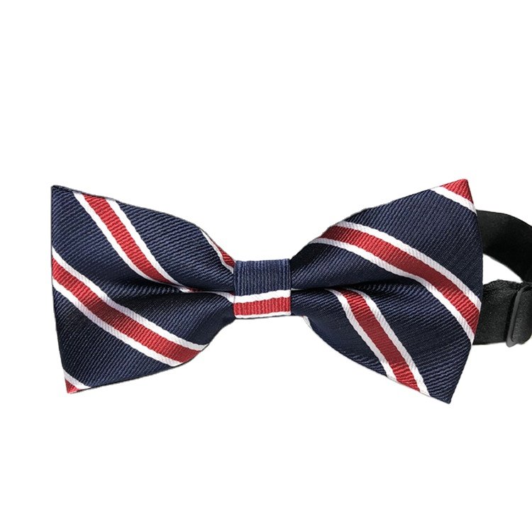 wholesale logo custom adjustable party wedding tuxedo banquet formal events dress shirt men's pre-tied bow tie bowtie bow ties
