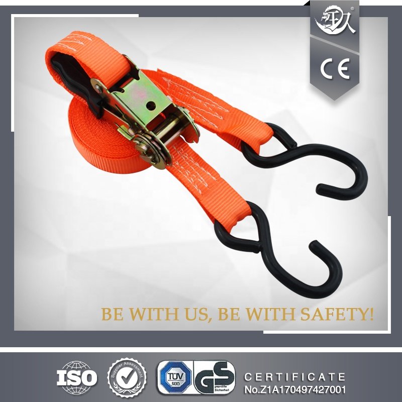 1" 800KG PVC Coated S Hook for Straps Tie Down