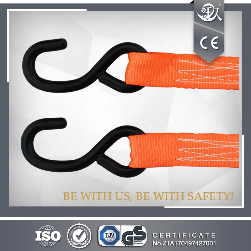 1" 800KG PVC Coated S Hook for Straps Tie Down