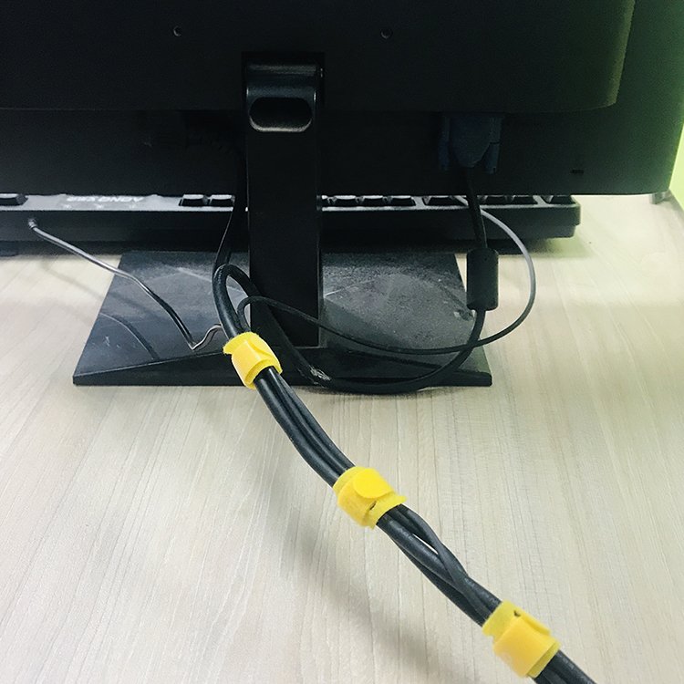 Trendy Business Promotion Office Gifts Velcroes Cable Ties Hook Loop Strap Custom Logo Velcroes Fastener Tape Hook Loop Tape