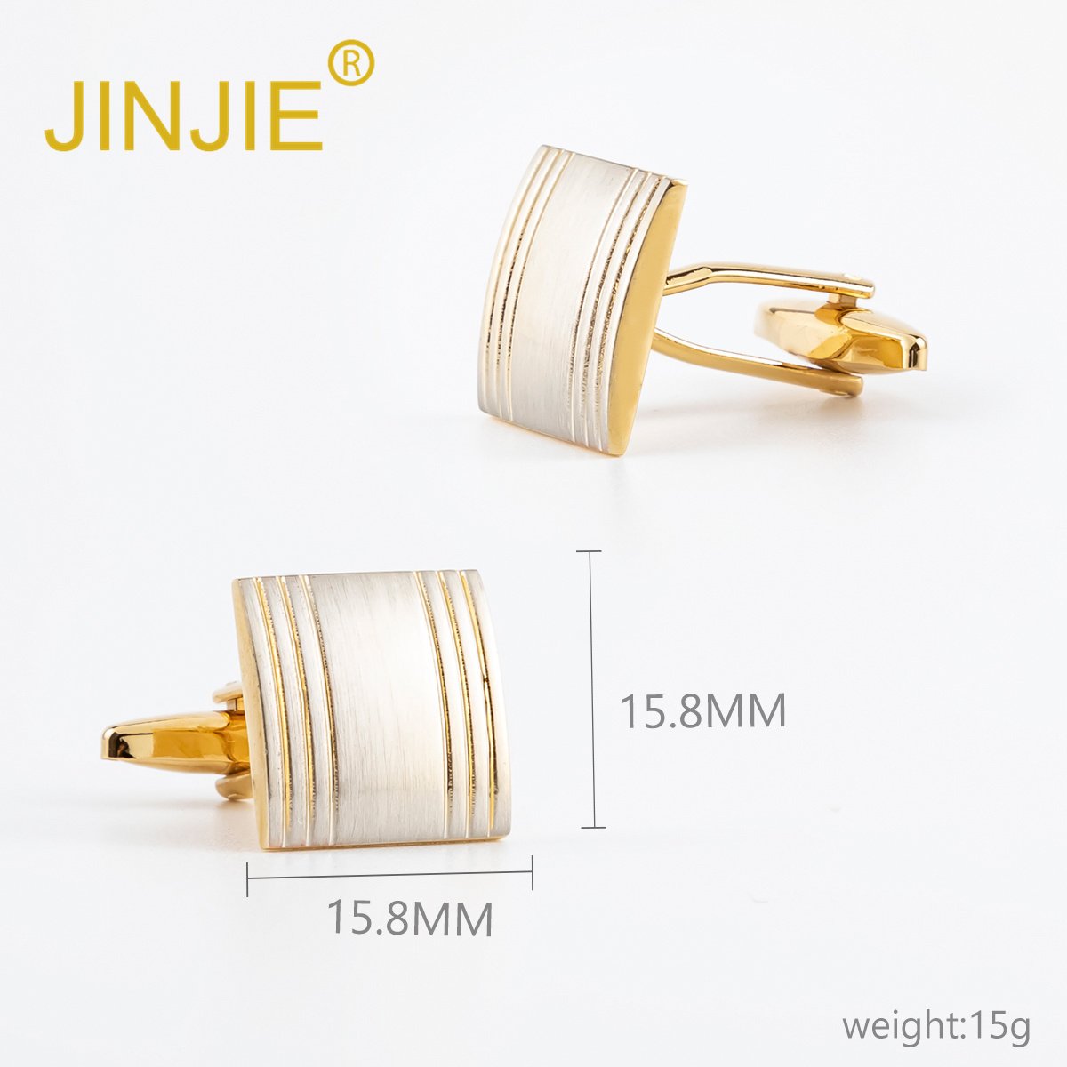 Ready to ship manufacturer fashion classic design copper blank cufflinks jewelry for men shirt