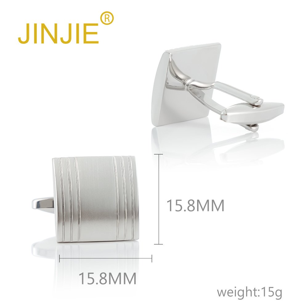 Ready to ship manufacturer fashion classic design copper blank cufflinks jewelry for men shirt