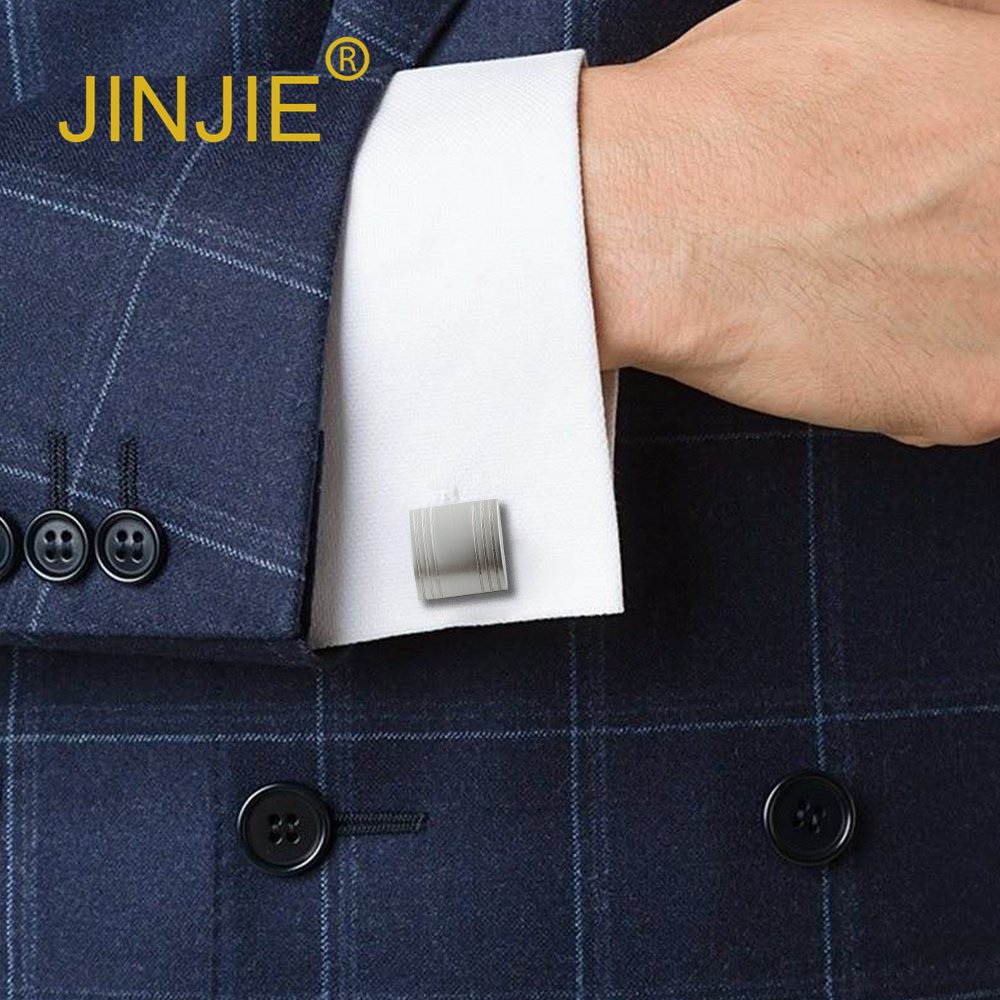 Ready to ship manufacturer fashion classic design copper blank cufflinks jewelry for men shirt