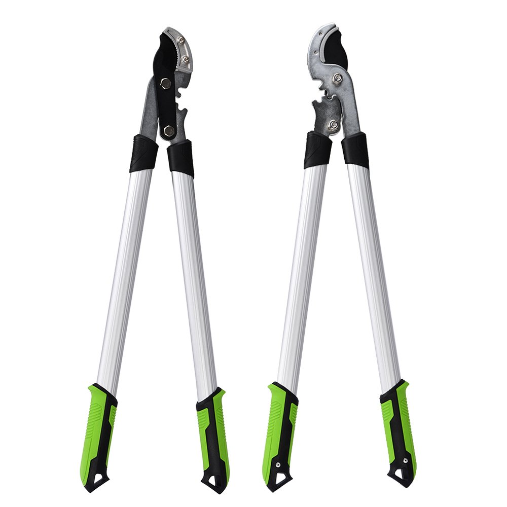 Winslow & Ross 520mm aluminum tube tree lopper garden black tevin treated blade multi function ratchet anvil lopper