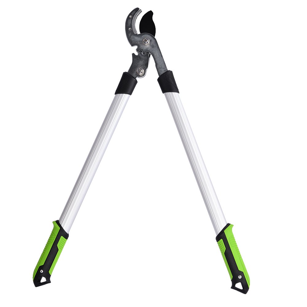 Winslow & Ross 520mm aluminum tube tree lopper garden black tevin treated blade multi function ratchet anvil lopper
