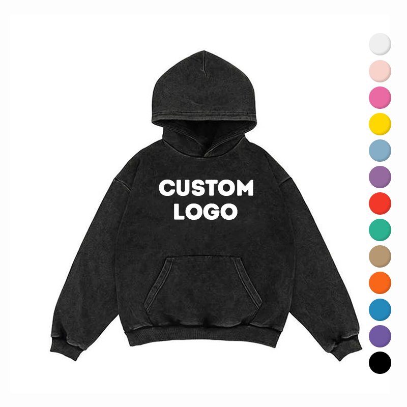 Streetwear Chenille Sweatshirt 500Gsm Cotton Oversized Fleece Heavyweight Hoodie Manufacturer Cropped custom hoodies unisex