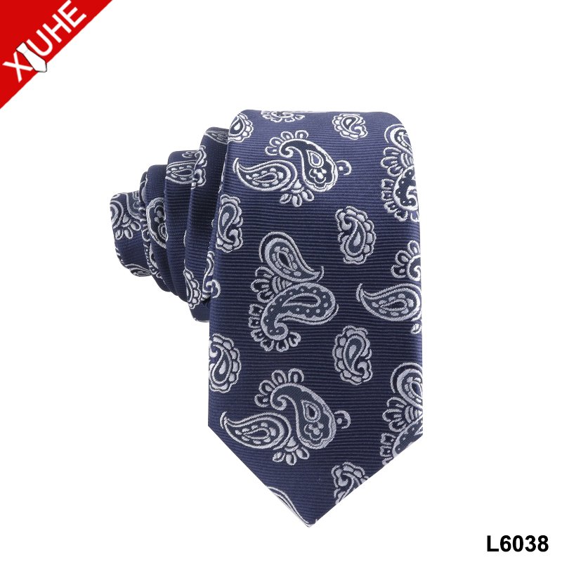 Wholesale Striped Tie Black Business Woven Necktie Wholesale Slim Mens Polyester Ties