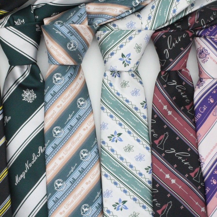 Wholesale Custom Designer Logo Brand Polyester Ties Mens Business Tie Cheap School Necktie