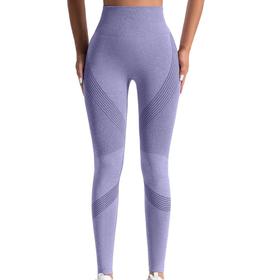 Hot Sale Seamless Hip-lifting Fitness Pants Belly Tight High Waist Peach Hip Yoga Leggings