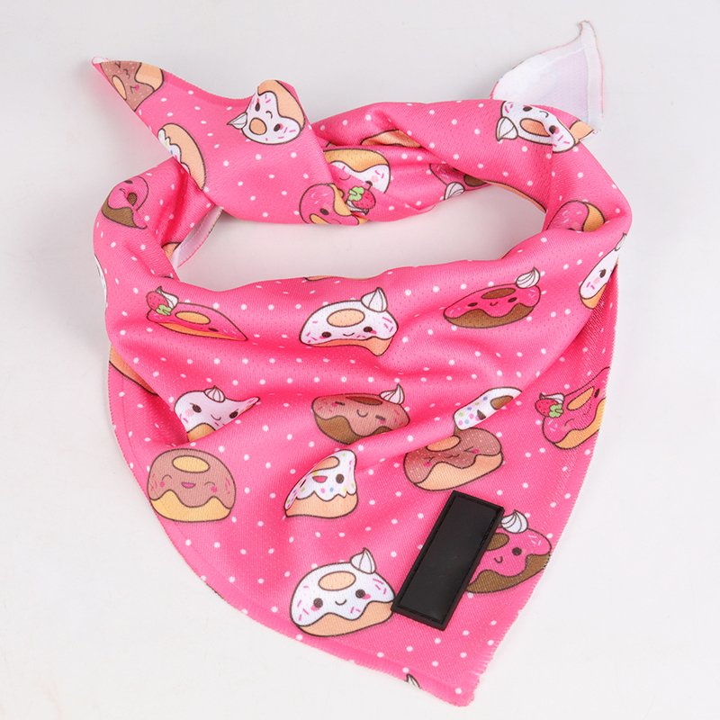 OKEYPETS Manufacturer Custom Free Design Pet Dog Puppy Cat Neck Scarf Washable Dog Bandana With Logo