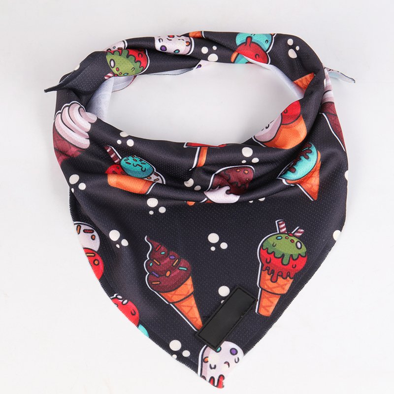 OKEYPETS Manufacturer Custom Free Design Pet Dog Puppy Cat Neck Scarf Washable Dog Bandana With Logo