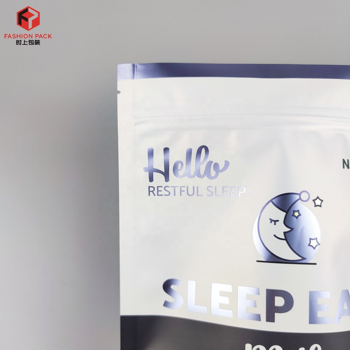 Digital Printed Customized Doypack Ziplock Metallic Foil Logo Milk Powder Stand Up Mylar Pouch Bag