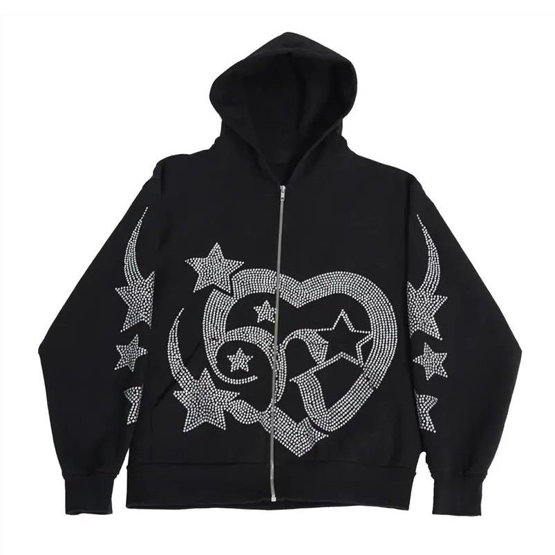hoodie manufacturers Custom unisex full zip up satin lined hoodies french terry full plus size zip up hoodies