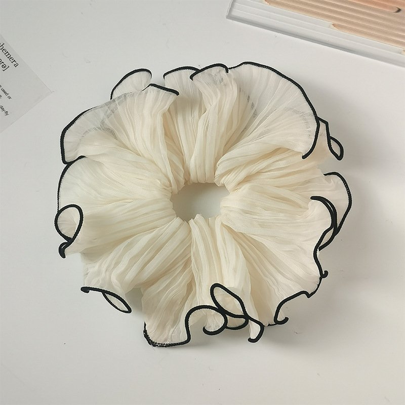 wholesale women girls Scrunchies with wrinkle Ropes Hair Ties Elastics Ponytail Holders Popular Hair Accessories