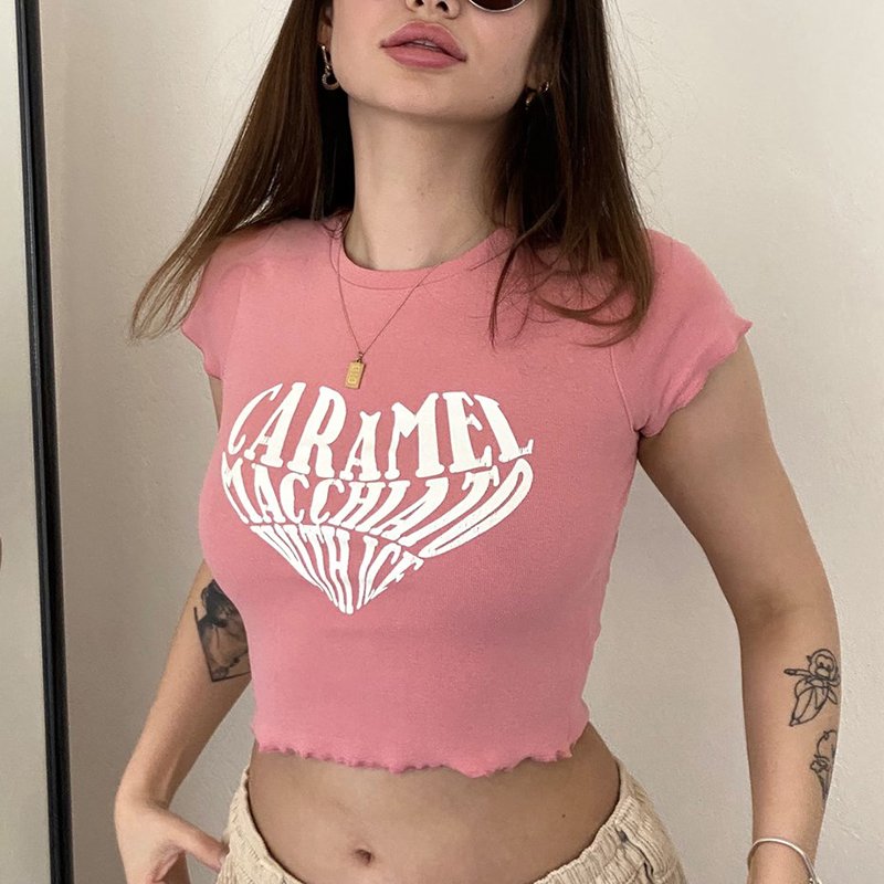 Short Sleeve Top For Women Ranked No. 1 In 2023 Tie Dye Crop Top Fitness T-shirt