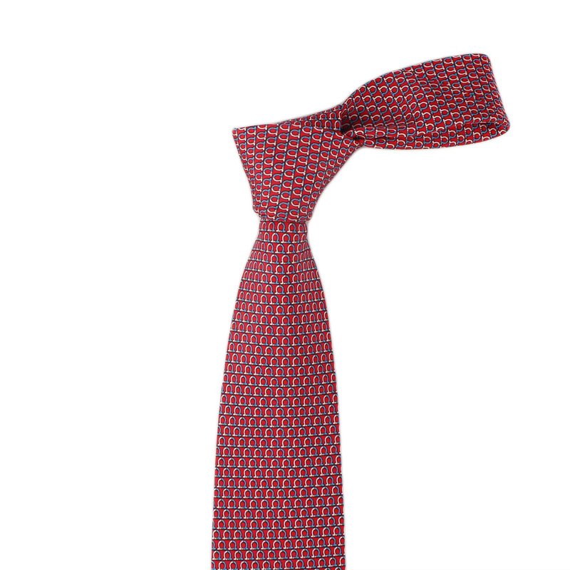 Manufacturer Dacheng New Fashion Men's Print Tie Custom Repeated Logo Business Necktie For Man 7.5cm