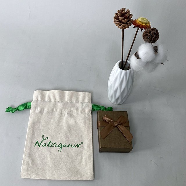 Small Cotton Bag With Ties Log Print Cute Strong Cotton Gift Bag Drawstring Prints Recycle Cotton Canvas Duffle Bag For Win