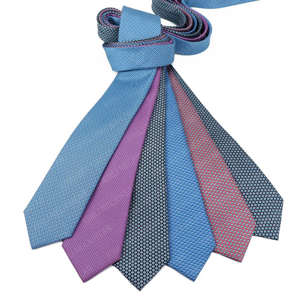 Blue Mens Pink Geometric Printed Ties Narrow Neckties Man Printed Black Honey Bee Silk Tie Manufacturer