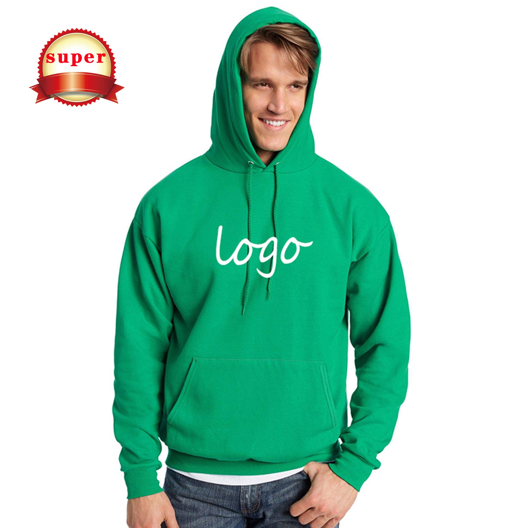 Custom Printed Sweatshirt Crewneck Plus Size Men's Women Blank 100% Polyester Sublimation Logo Puff Custom Hoodie Full Zip Up