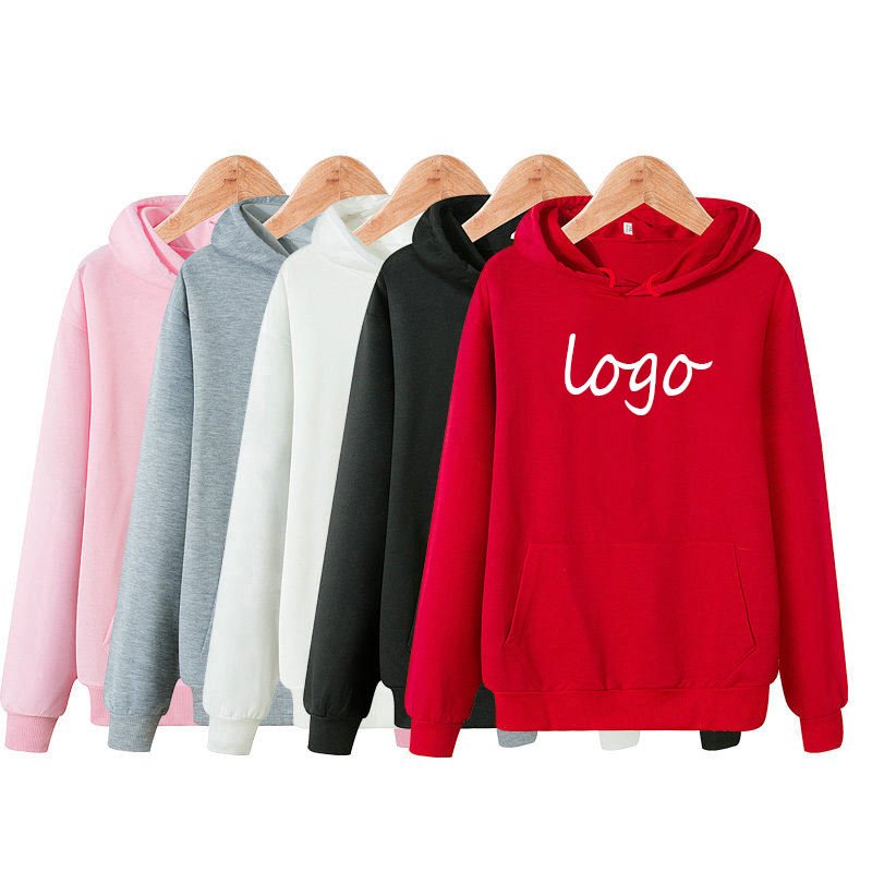 Custom Printed Sweatshirt Crewneck Plus Size Men's Women Blank 100% Polyester Sublimation Logo Puff Custom Hoodie Full Zip Up