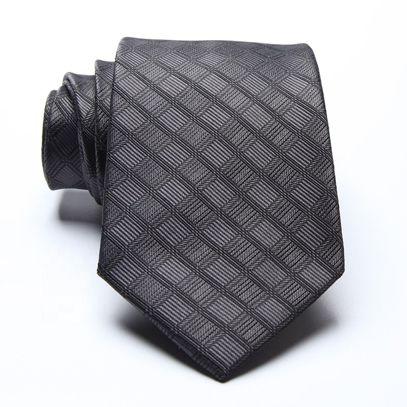 Top quality italian checked lattice red blue purple ties men neckties with 8cm