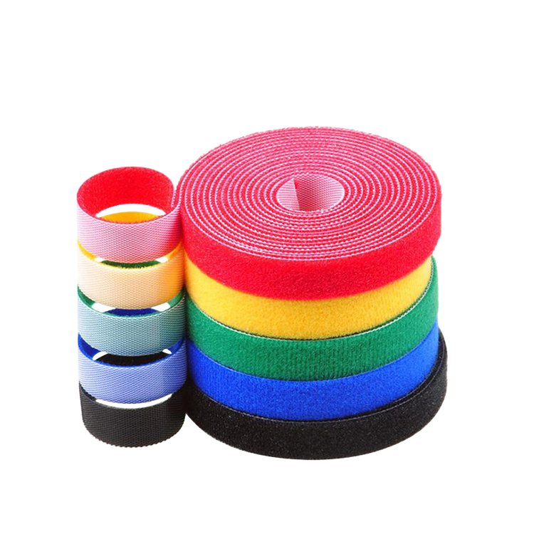 Reusable Cable Straps Cable Ties Hook & Loop Nylon Fastening Tape One Wrap