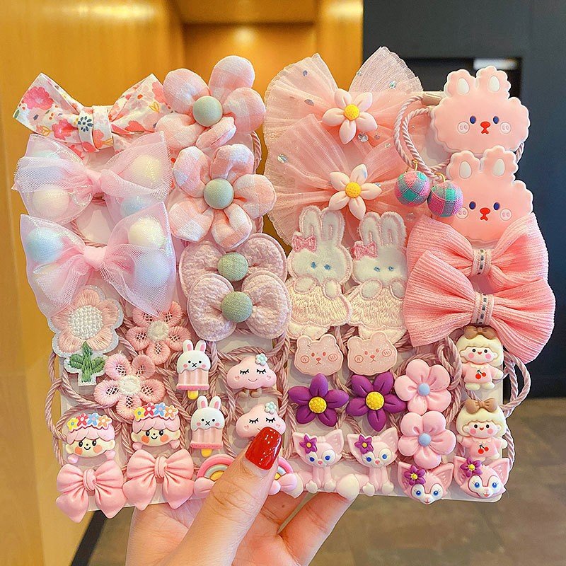 Made In China Animal Hair Clips Hair Tie Bracelet Hair Ties For Kids Kids Accessories Organizer Set