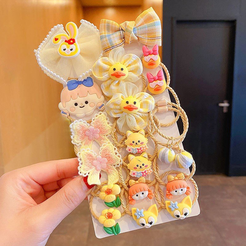 Made In China Animal Hair Clips Hair Tie Bracelet Hair Ties For Kids Kids Accessories Organizer Set