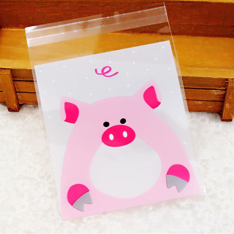Clear Self-adhesive Cello Cellophane Bag Self Sealing Small Plastic Bags For Candy Packing Resealable Bag
