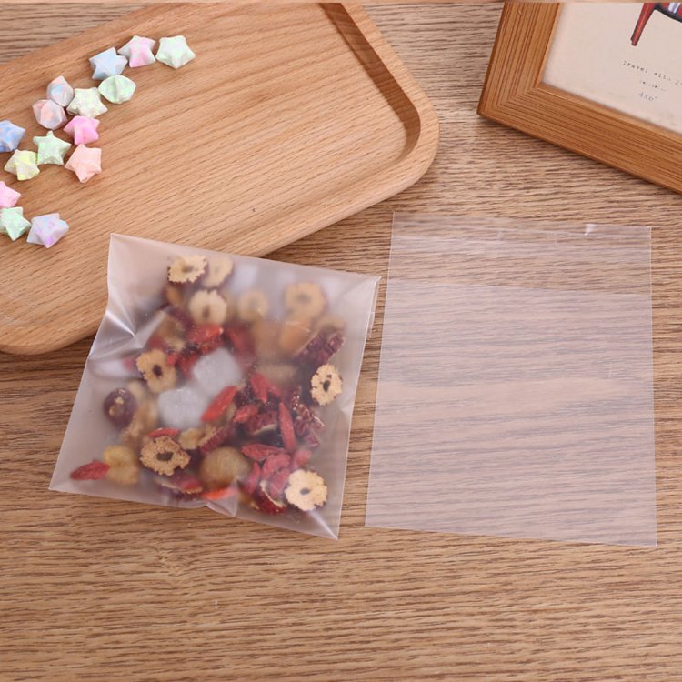 Clear Self-adhesive Cello Cellophane Bag Self Sealing Small Plastic Bags For Candy Packing Resealable Bag