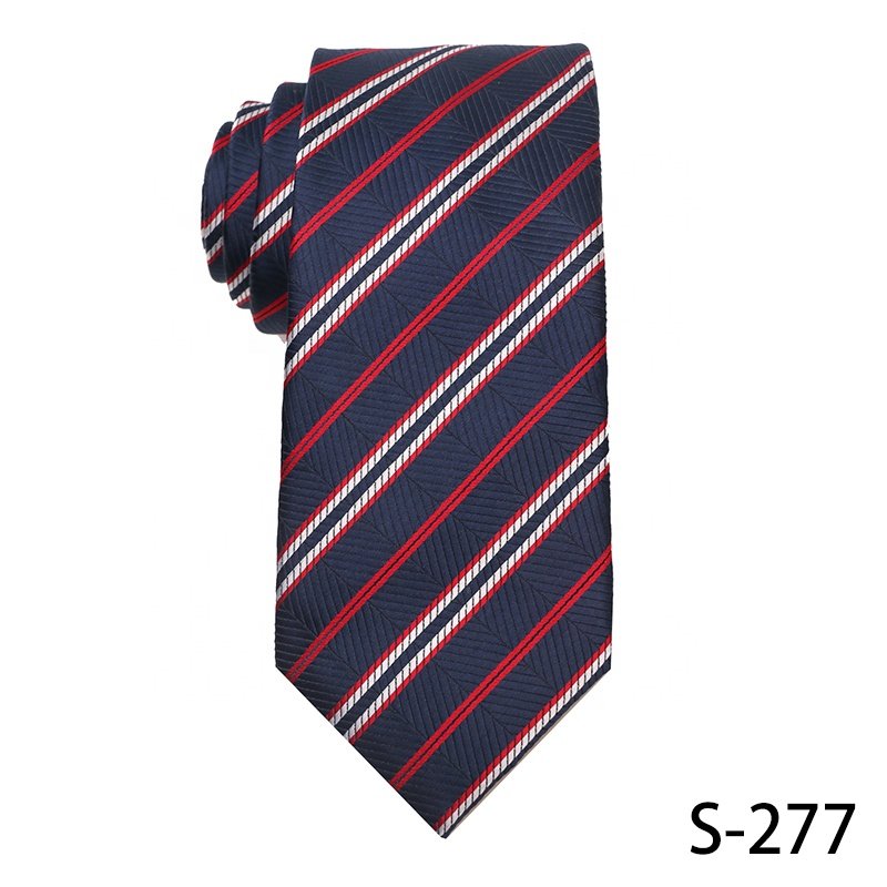 Navy Blue And Wine Red Micro Fibre Necktie 100% Polyester Ties For Men Formal Business Dark Color Suit Shirt Neckties
