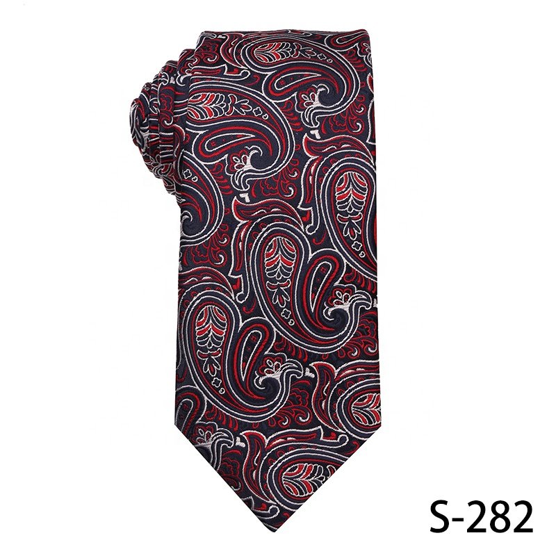 Navy Blue And Wine Red Micro Fibre Necktie 100% Polyester Ties For Men Formal Business Dark Color Suit Shirt Neckties