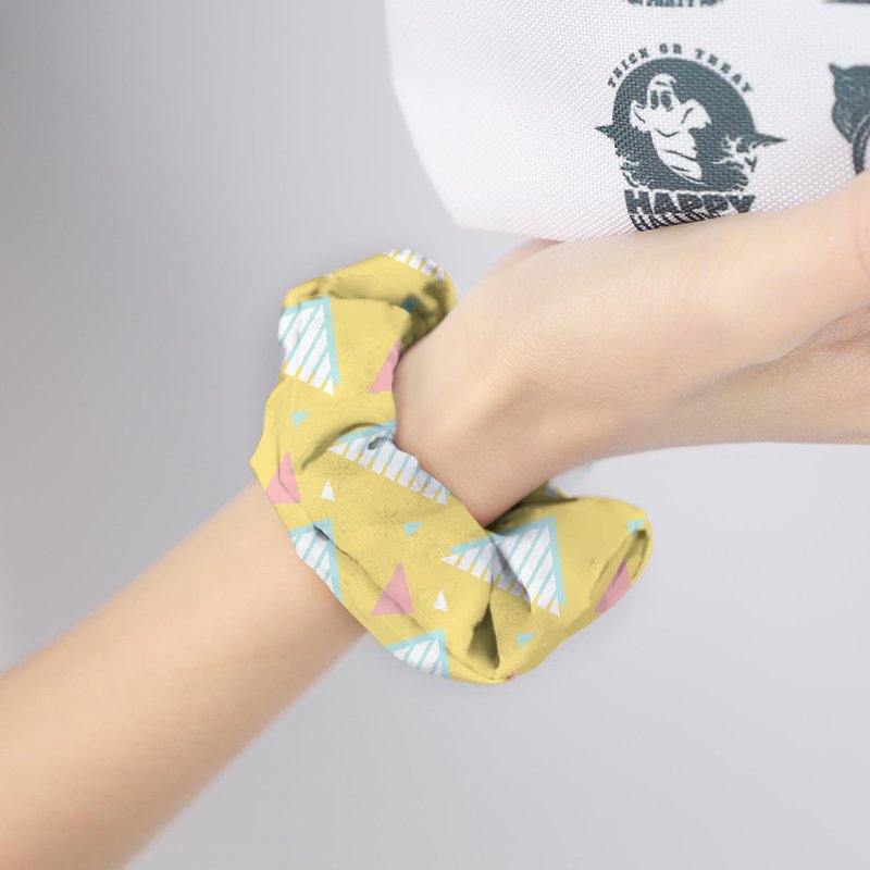 High Quality Custom Silk Scrunchies Oversized Satin Tie Dye Scrunchies customized logo women Scrunchie