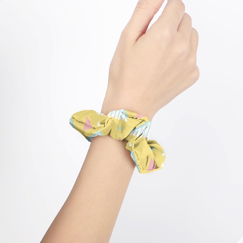High Quality Custom Silk Scrunchies Oversized Satin Tie Dye Scrunchies customized logo women Scrunchie