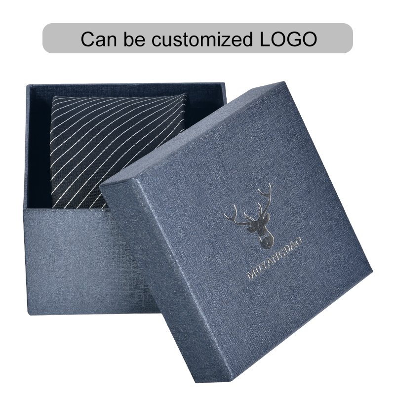 Supplier Neckties Wholesale Hot Selling Custom Design Navy Polyester Neck Tie