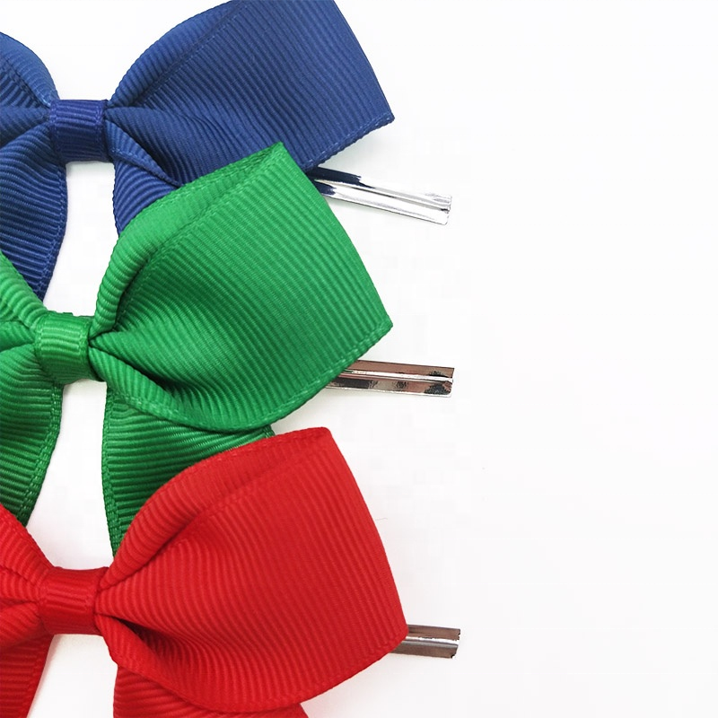 E-Magic Hot Sale grosgrain ribbon bows 196 Colors Polyester gift bows ribbon bows with twist tie for gift wrapping