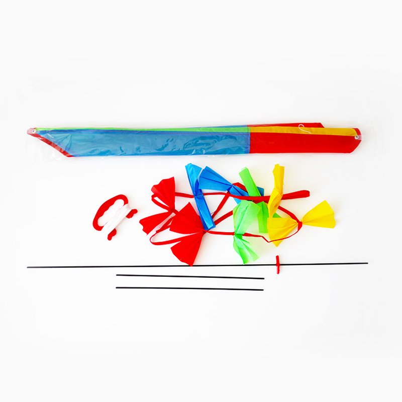 Custom design Diamond kite rhombus kite with long bow tie tail from the kite factory