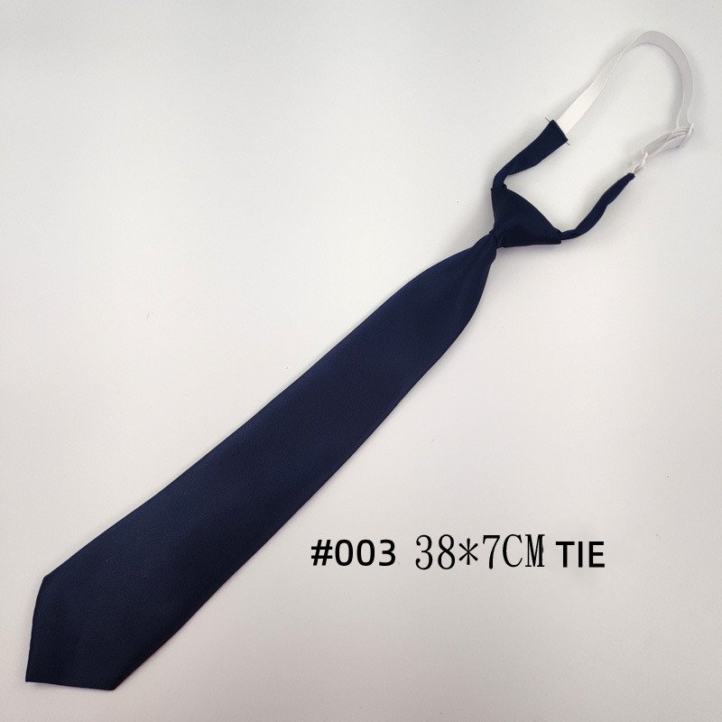 Wholesale Western Bows And Ties Neckties Solid Navy Color Pre-tied Adjustable Polyester Ties