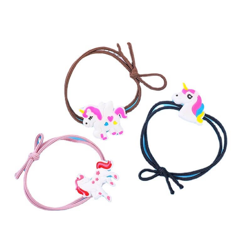 1kg sold by weight new wholesale bulk hair accessories colorful cartoon elastic scrunchies hair ties bands for kids baby girls