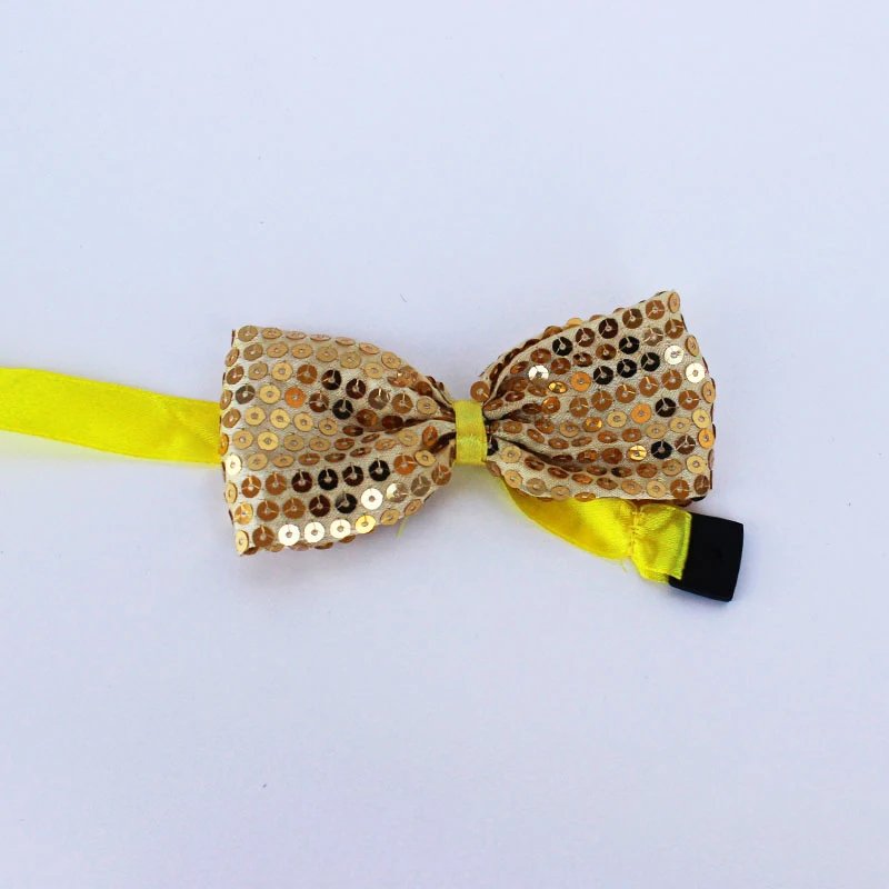 Sequins Bowtie Stage Performance Tie For Men Woman Fashion Team Dance Bowknot Paillette Colorful Party Shiny Sequins Bow Tie