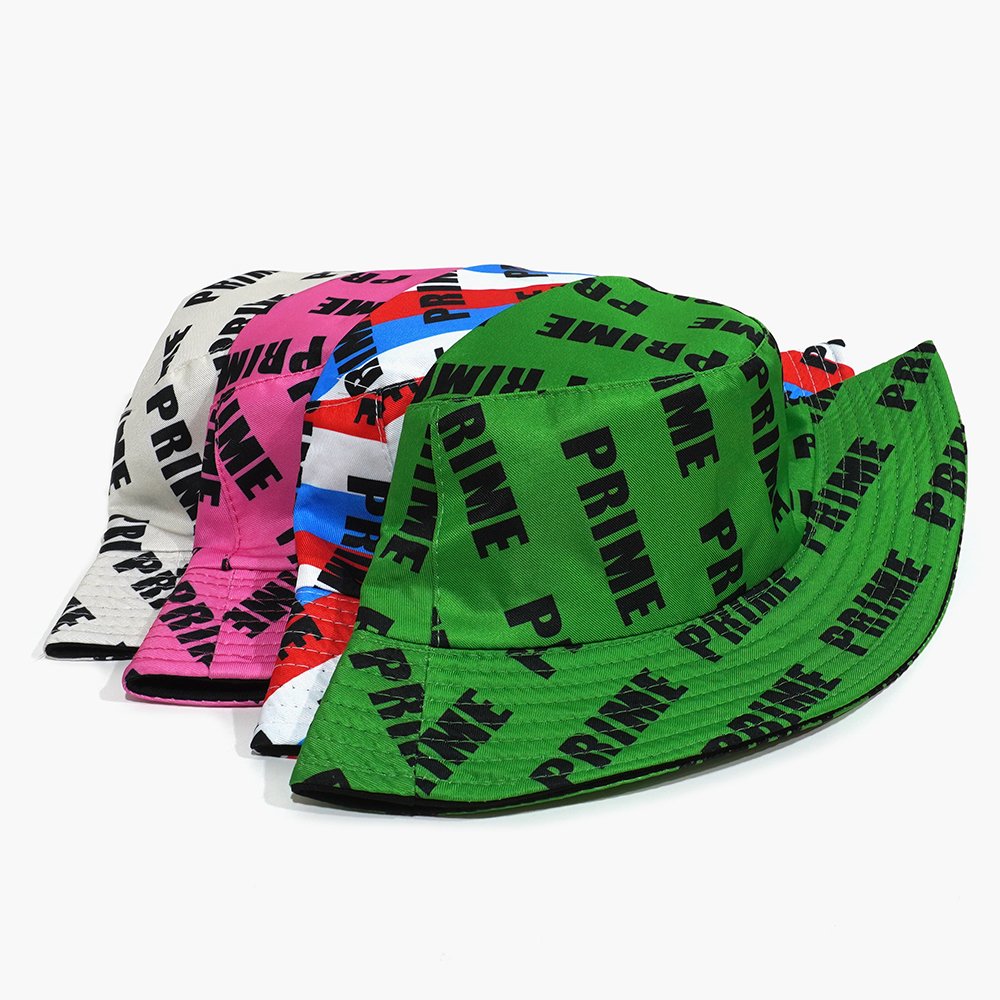 Wholesale Custom Fishermen Hat Fashion Hot Creative Beverage Bottle Printed Fishing Hat Celebrity Prime Letters Bucket Hat