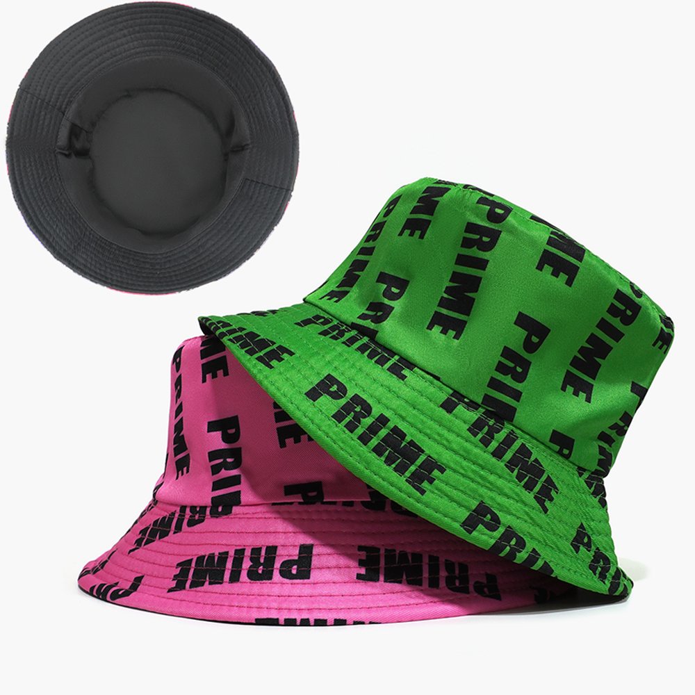Wholesale Custom Fishermen Hat Fashion Hot Creative Beverage Bottle Printed Fishing Hat Celebrity Prime Letters Bucket Hat