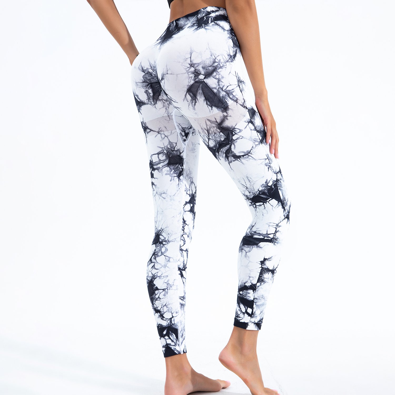 FLW Tie Dye Seamless Yoga Leggings Sport Gym Workout High Quality Leggings For Women