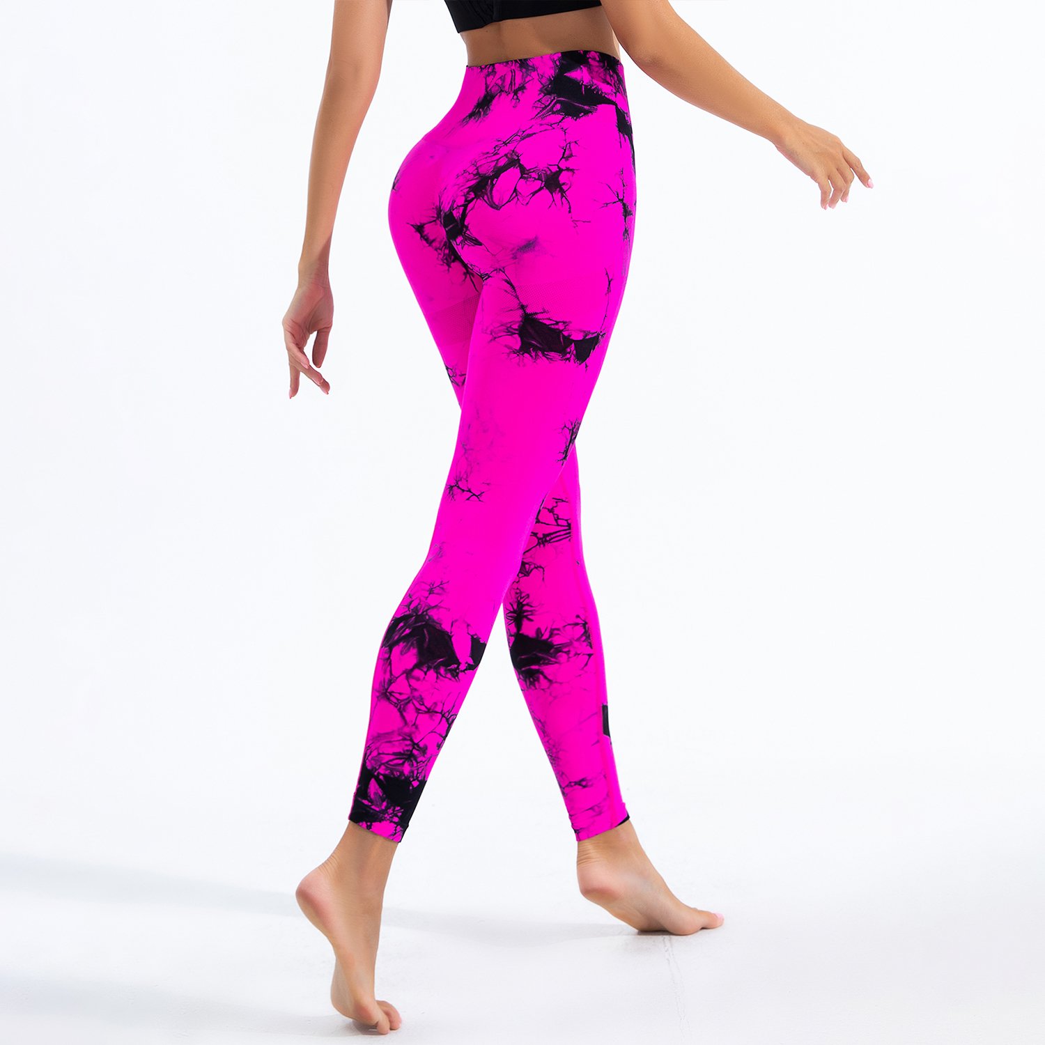 FLW Tie Dye Seamless Yoga Leggings Sport Gym Workout High Quality Leggings For Women
