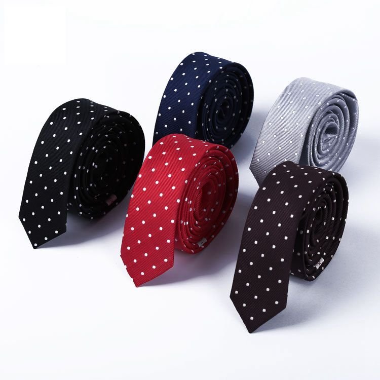 Men's Solid 4cm width ties narrow Necktie Classic Silk Tie Woven Jacquard paisley Neck Ties for men Weddings Grooms