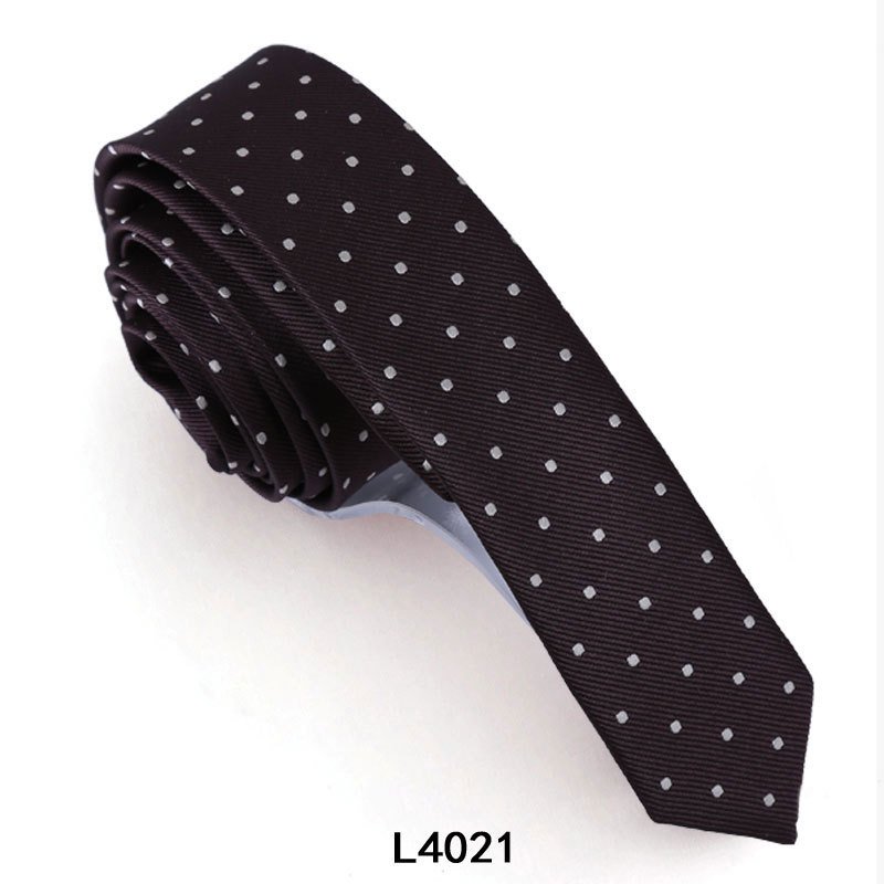 Men's Solid 4cm width ties narrow Necktie Classic Silk Tie Woven Jacquard paisley Neck Ties for men Weddings Grooms
